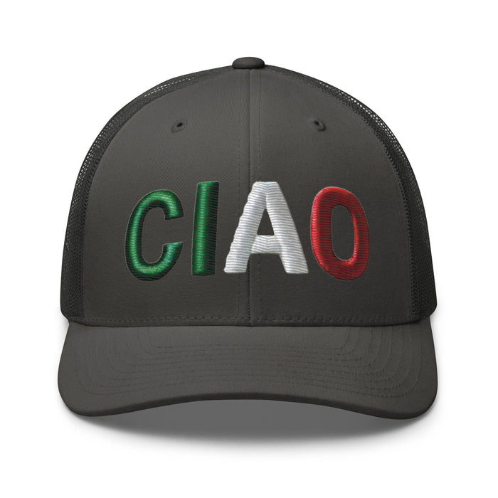 Triniskies  Hats Charcoal CIAO Trucker Cap