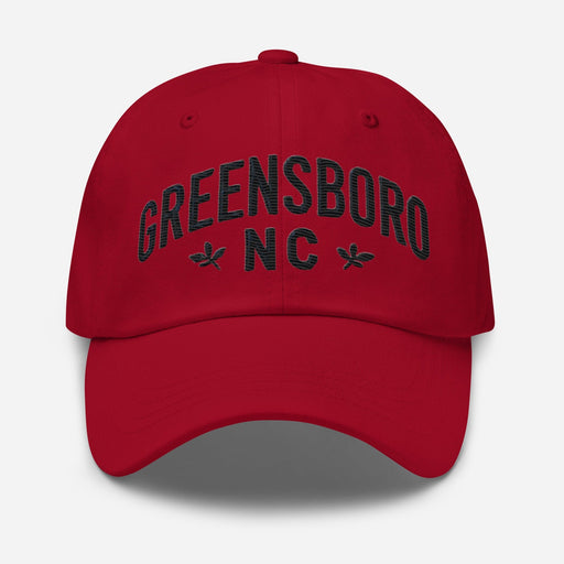 Triniskies  Hats Cranberry Embroidered Greensboro NC Dad Hat | North Carolina Travel & Vacation Gift