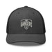 Triniskies  Hats Dark Heather Gray Army Rangers Embroidered Trucker Cap  Patriotic Mesh Hat for Rangers Supporters