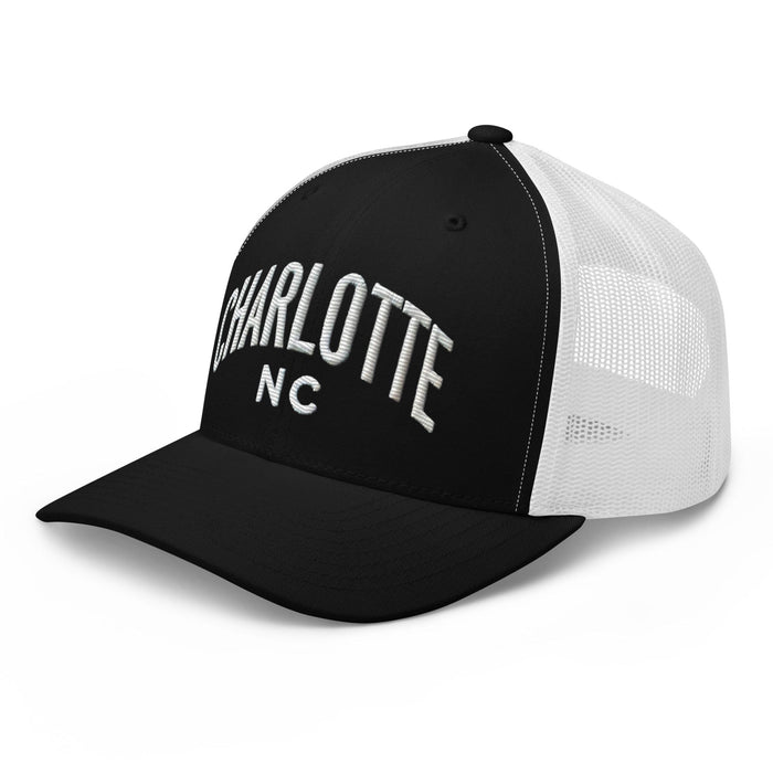 Triniskies  Hats Embroidered Charlotte NC Trucker Cap | Classic Mesh Back Hat