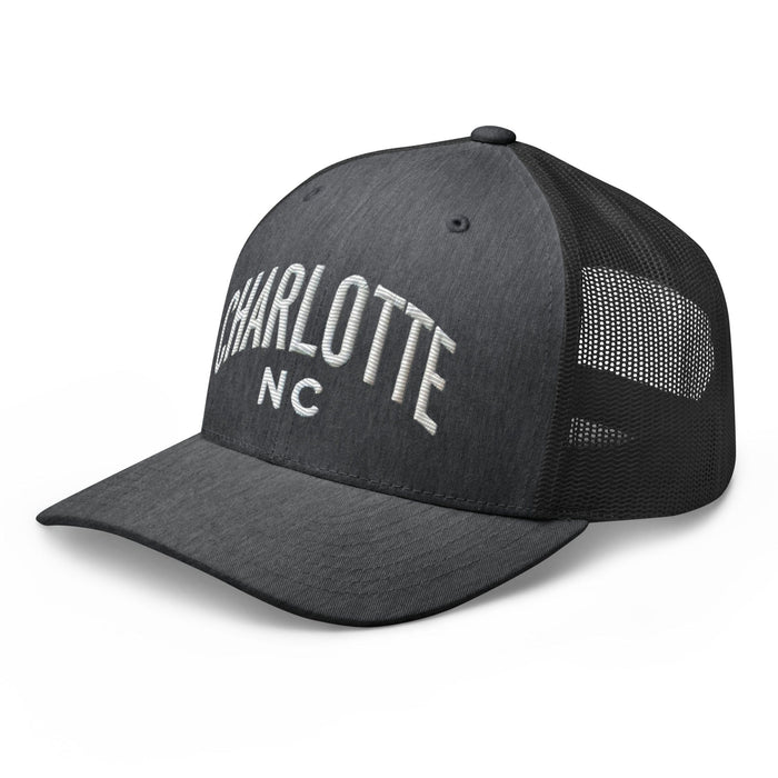 Triniskies  Hats Embroidered Charlotte NC Trucker Cap | Classic Mesh Back Hat