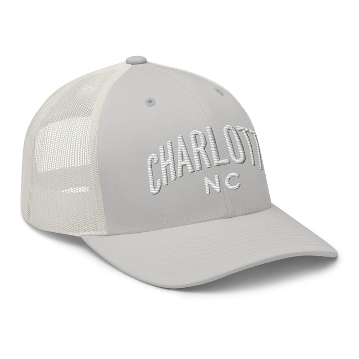 Triniskies  Hats Embroidered Charlotte NC Trucker Cap | Classic Mesh Back Hat