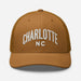 Triniskies  Hats Embroidered Charlotte NC Trucker Cap | Classic Mesh Back Hat