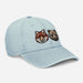 Triniskies  Hats Embroidered Fox and Bear Wildlife Denim Hat   Perfect for Campers and Hikers!