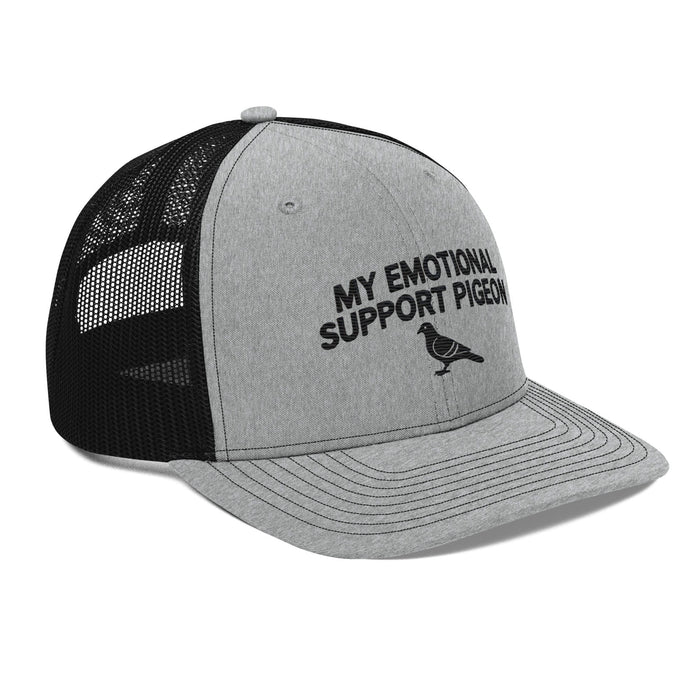 Triniskies  Hats Embroidered My Emotional Support Pigeon Trucker Cap – Adjustable Mesh Back Hat Bird Hat