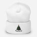 Triniskies  Hats Embroidered Peace & Joy Christmas Tree Cuffed Beanie | Holiday Winter Hat