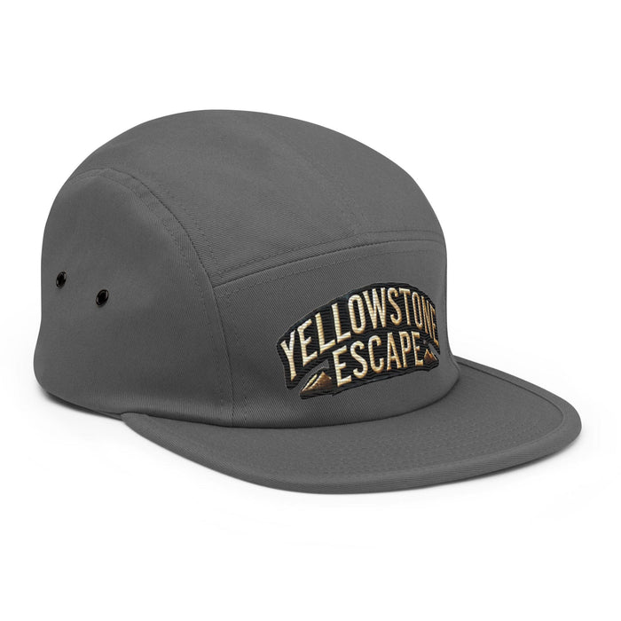 Triniskies  Hats Embroidered Yellowstone National Park Five Panel Cap | Adventure Camper Hat