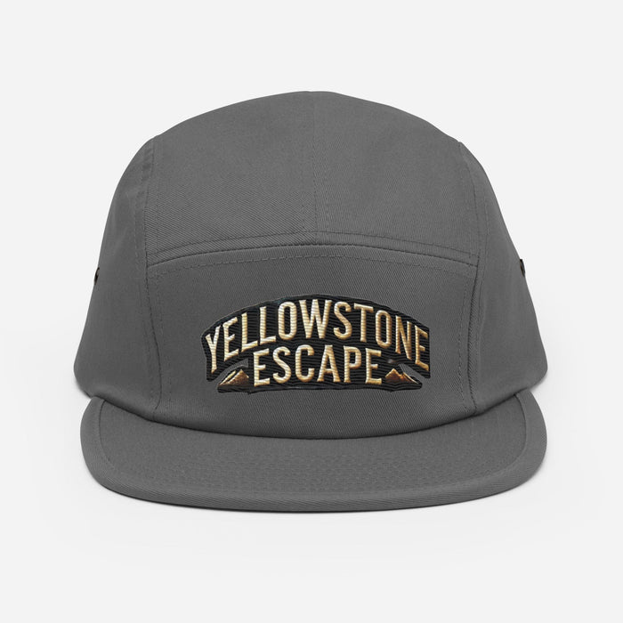 Triniskies  Hats Embroidered Yellowstone National Park Five Panel Cap | Adventure Camper Hat