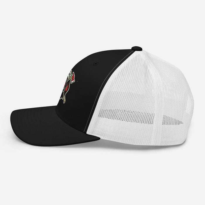 Triniskies  Hats Firefighter Shield and Axe Embroidered Hat | Classic Trucker Cap