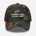 Triniskies  Hats Green Camo Embroidered "I Trained a Pigeon to Steal Fries" Dad Hat – Adjustable Low-Profile Cap