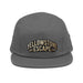 Triniskies  Hats Grey Embroidered Yellowstone National Park Five Panel Cap | Adventure Camper Hat