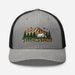 Triniskies  Hats Heather/ Black Embroidered Yellowstone National Park Trucker Cap | Camping & Hiking Nature Lover Hat