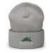 Triniskies  Hats Heather Grey Embroidered Holiday Christmas Cheer Cuffed Beanie | Cozy Winter Hat