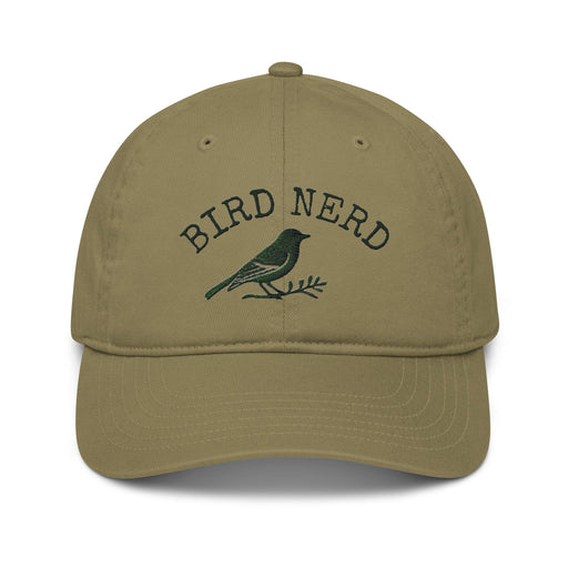 Triniskies  Hats Jungle Bird Nerd Embroidered Organic Cotton Dad Hat for Nature Lovers