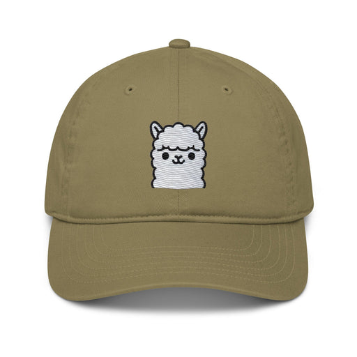 Triniskies  Hats Jungle Embroidered Llama Organic Cotton Dad Hat Sustainable Eco Friendly Cap