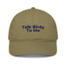 Triniskies  Hats Jungle Talk Birdy to Me Embroidered Organic Cotton Dad Hat