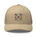 Triniskies  Hats Khaki Firefighter Shield and Axe Embroidered Hat | Classic Trucker Cap