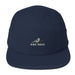 Triniskies  Hats Navy Bird Nerd Embroidered Five Panel Cap for Nature Lovers