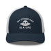 Triniskies  Hats Navy/ White UFO Trucker Hat Embroidered Alien Mesh Cap