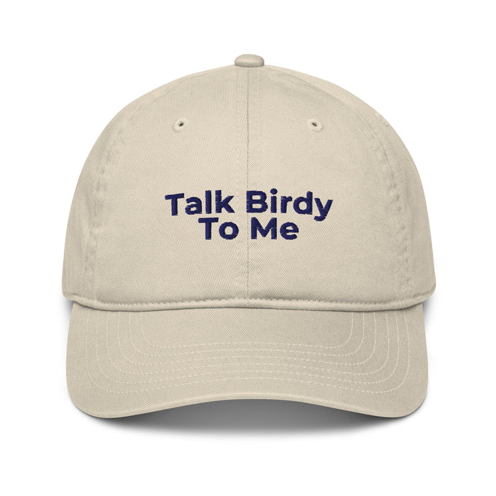 Triniskies  Hats Oyster Talk Birdy to Me Embroidered Organic Cotton Dad Hat