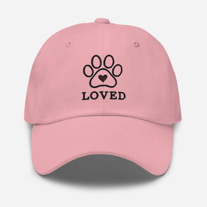 Triniskies  Hats Pink Embroidered Pet Love Dad Hat – Adjustable Dog & Cat Lover Cap