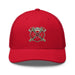 Triniskies  Hats Red Firefighter Shield and Axe Embroidered Hat | Classic Trucker Cap