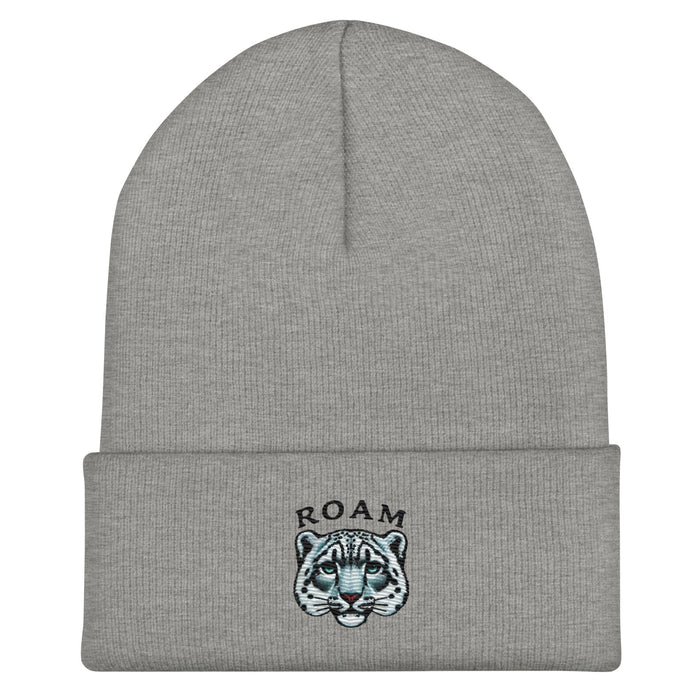 Triniskies  Hats Roam with Snow Leopard Cuffed Beanie  Cozy Style for Every Adventure