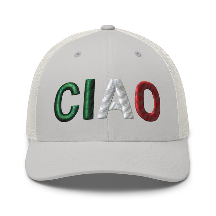 Triniskies  Hats Silver CIAO Trucker Cap