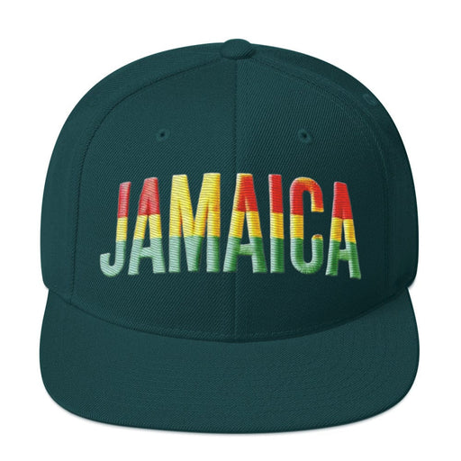 Triniskies  Hats Spruce / UNISEX / ADULT Embroidered 'Jamaica Party Celebration' Snapback Hat Adjustable Classic Fit