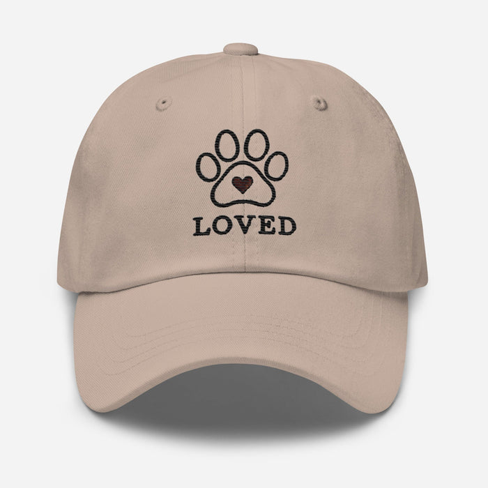 Triniskies  Hats Stone Embroidered Pet Love Dad Hat – Adjustable Dog & Cat Lover Cap