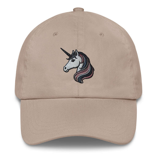 Triniskies  Hats Stone / UNISEX / ADULT Unicorn Embroidered Dad Hat  Add a Touch of Whimsy to Your Style