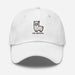 Triniskies  Hats White Embroidered "No Drama Llama" Dad Hat – Adjustable Low-Profile Cap Great Gift Idea