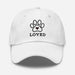 Triniskies  Hats White Embroidered Pet Love Dad Hat – Adjustable Dog & Cat Lover Cap