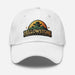 Triniskies  Hats White Embroidered Yellowstone National Park Dad Hat | Camping & Hiking Nature Lover Cap