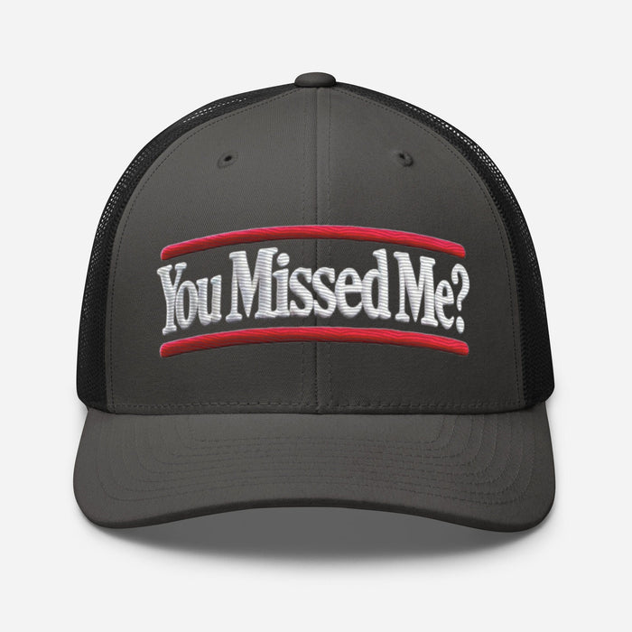 Triniskies  Hats You Missed Me Vote Trucker Cap  Make America Great Again Style