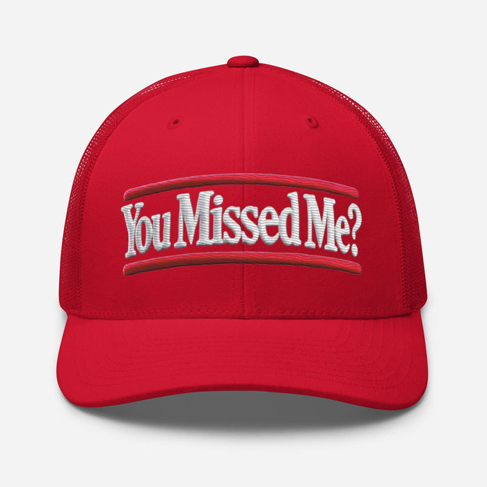 Triniskies  Hats You Missed Me Vote Trucker Cap  Make America Great Again Style