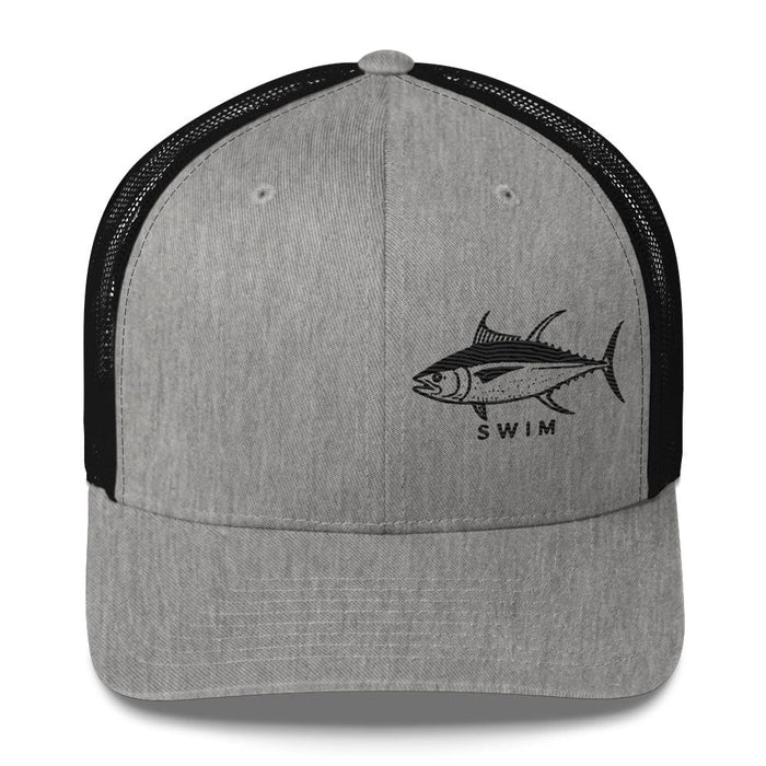 Triniskies Heather/ Black Yellowfin Tuna EmbroideredTrucker Cap