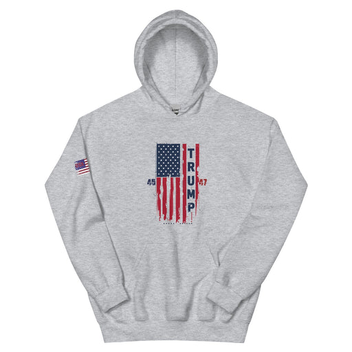 Triniskies  Hoodie Sport Grey / S USA Trump MAGA Unisex Patriotic Hoodie  Bold American Pride Sweatshirt