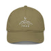 Triniskies  Jungle Camping Hiking Free in the Wilderness Minimalist Embroidered Organic Dad Hat