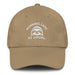 Triniskies Khaki Embroidered "Sloth Running Late as Usual" Dad Hat – Low Profile, Adjustable Strap & Curved Visor