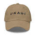 Triniskies  Khaki UNAGI Embroidered Dad Hat – Stay Aware in Style