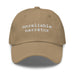 Triniskies  Khaki Unreliable Narrator Embroidered Cotton Dad Hat for Book Lovers