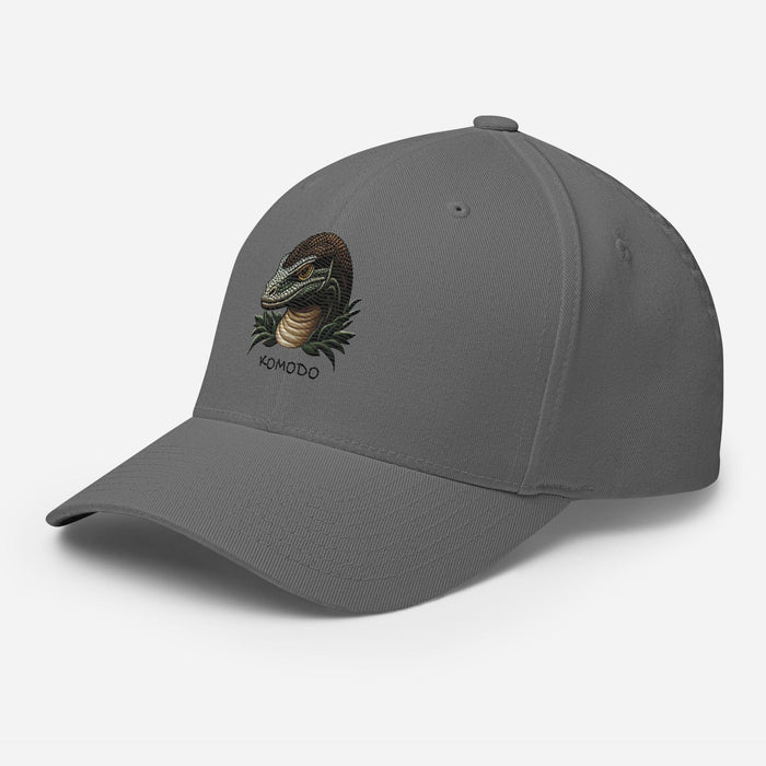 Triniskies Komodo Dragon  Structured Twill Cap Stretch Fit Athletic Hat