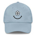 Triniskies Light Blue Bloom with Joy Embroidered Floral Smiley Face Dad Hat Fill Your Day With Simple Joys Great Gift Idea