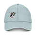 Triniskies  Light Blue Playful Puffin Denim Cap – Embroidered Bird Design