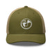 Triniskies  Moss/ Khaki Wild Fox Embroidered Trucker Cap – Trendy and Nature-Friendly