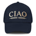 Triniskies Navy Embroidered Stylish CIAO Classic Dad Hat Womens Hat Destination Hat Travel