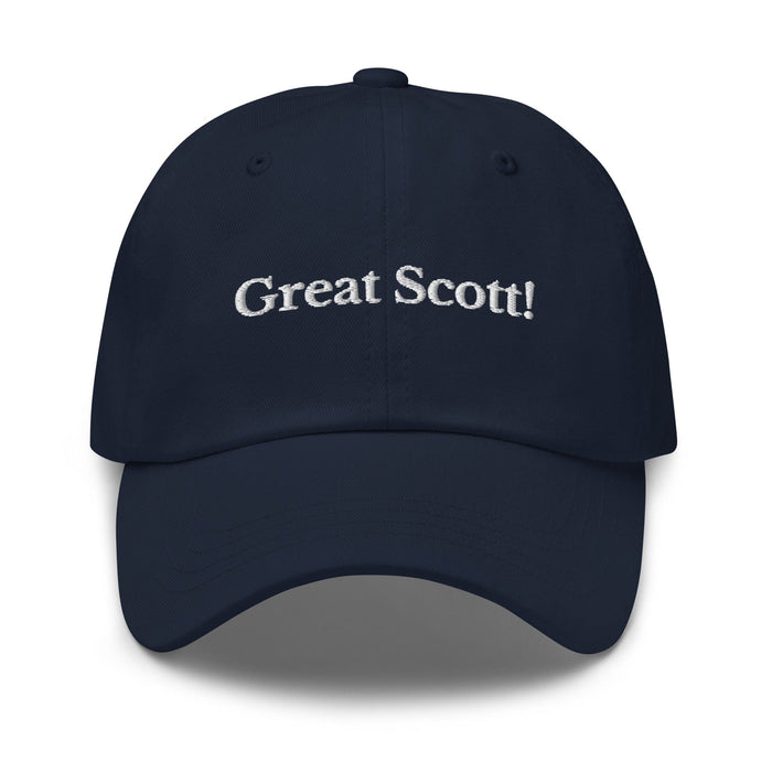 Triniskies  Navy Great Scott! Embroidered Dad Hat