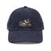 Triniskies  Navy Mama Bird Feeding Baby Birds Corduroy Cap – Embroidered Nature Design