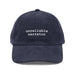 Triniskies  Navy Unreliable Narrator Embroidered Corduroy Hat for Book Lovers